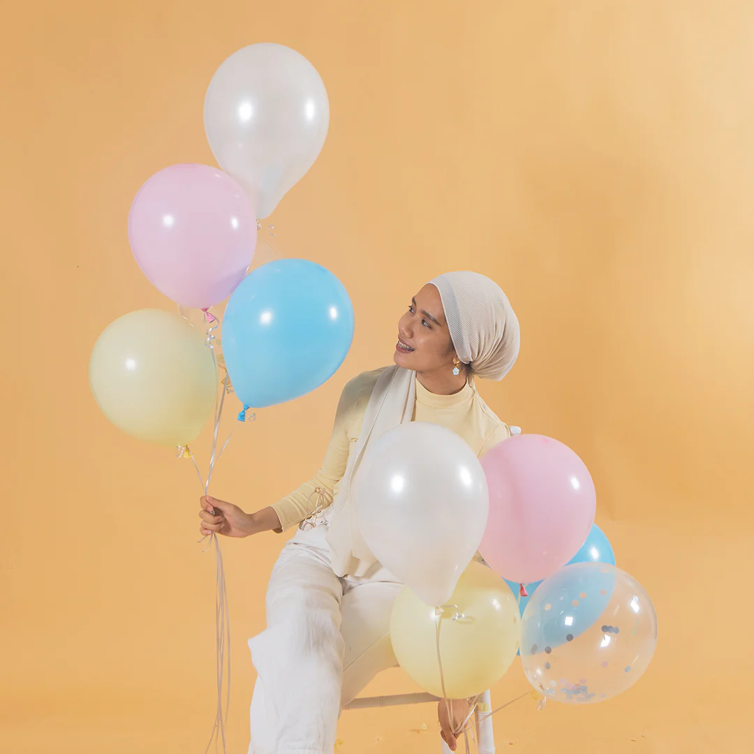 Pastel Candy Helium Foil Birthday Number Balloon - Image 6