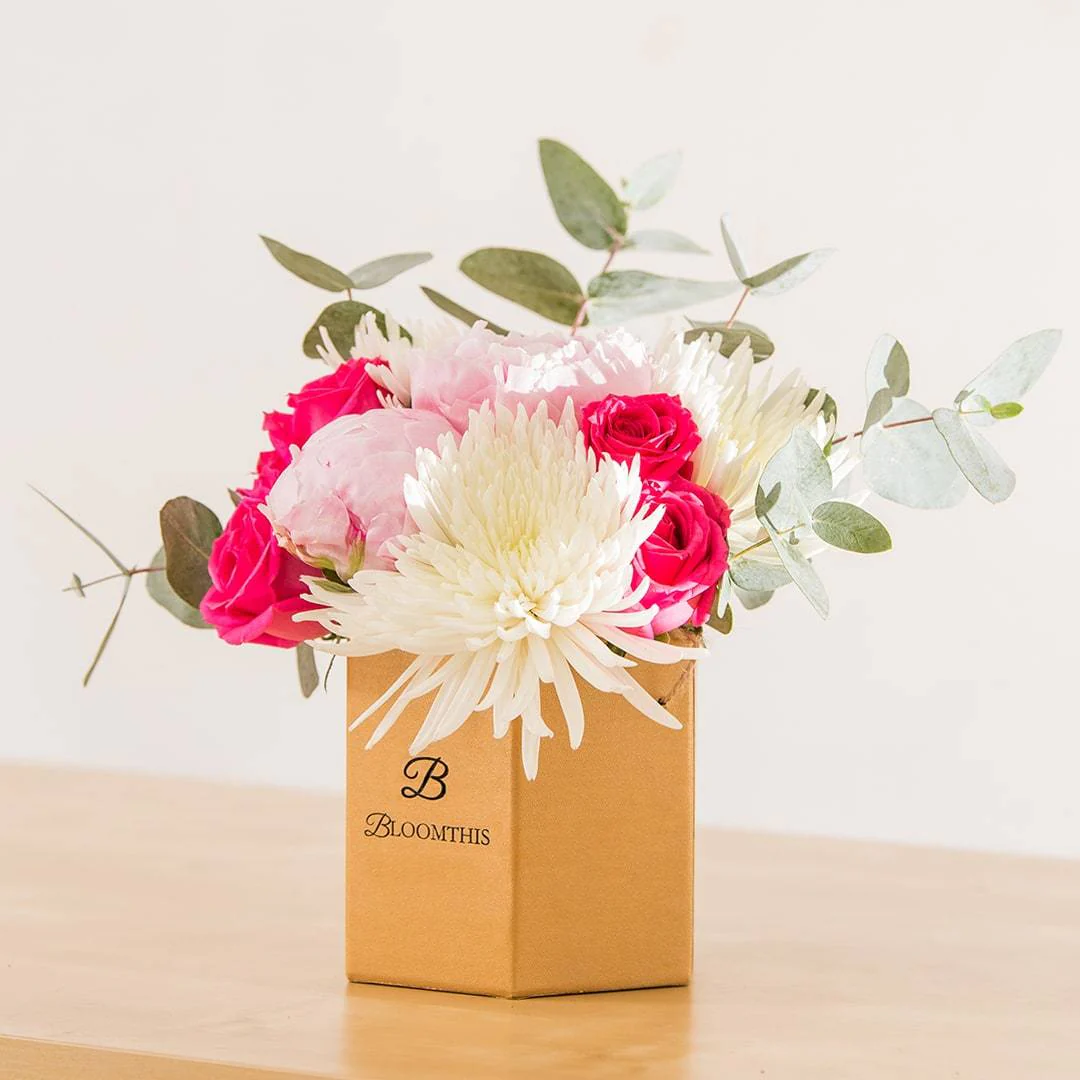 Pearle Rose & Peony Flower Box - Image 4