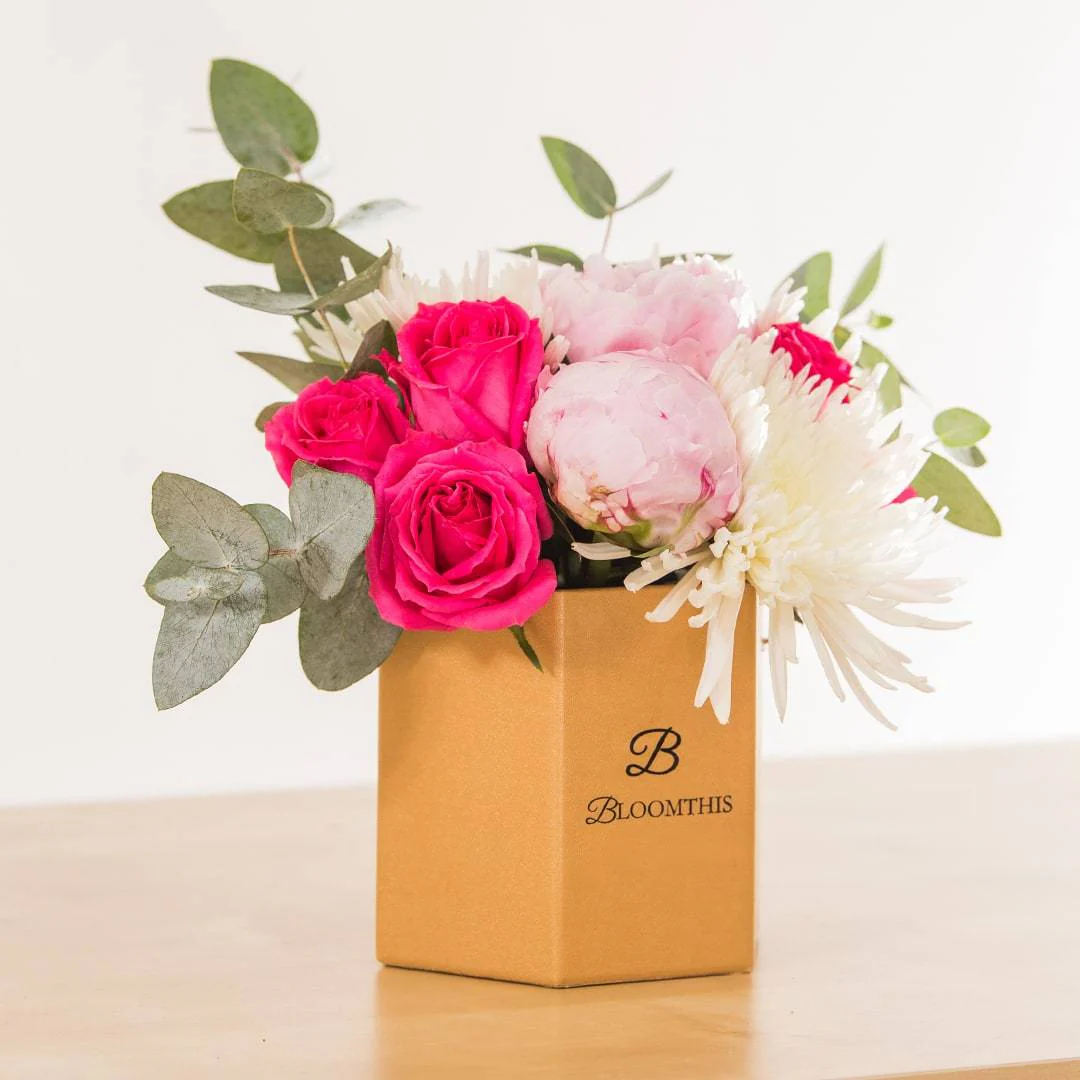 Pearle Rose & Peony Flower Box - Image 5