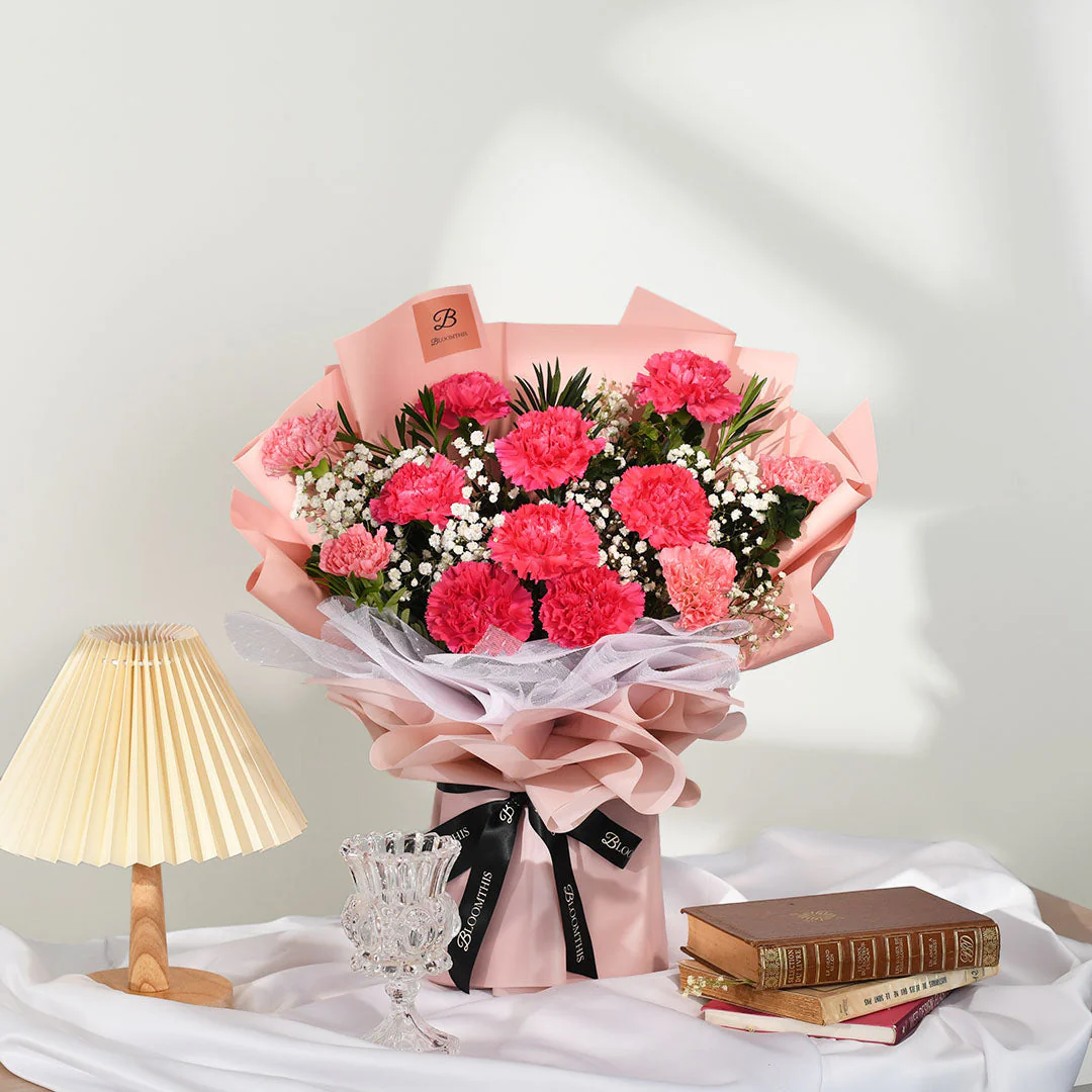 Pia Pink Carnation Mother's Day Bouquet (MD) - Image 6