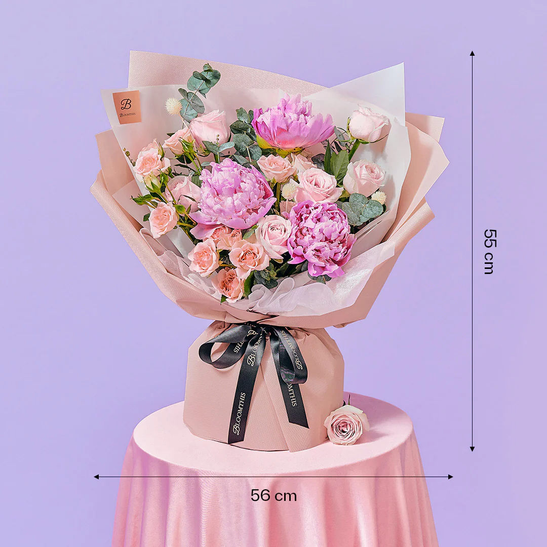 Piper Rose & Peony Bouquet - Image 4