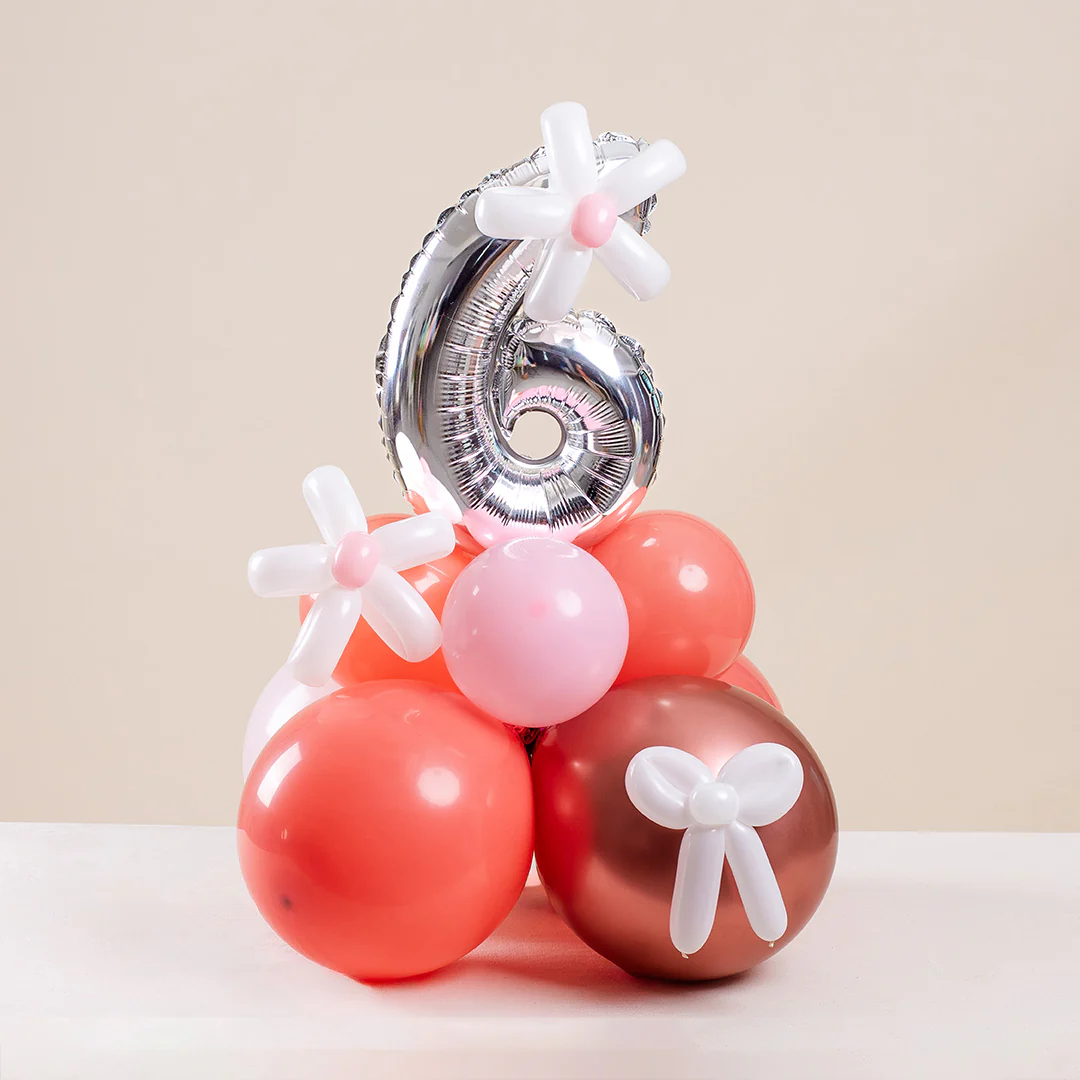 Rose Gold Mini Marquee Number Birthday Balloon - Image 3