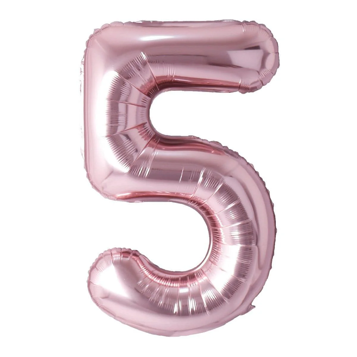 Rose Gold Number 5 Foil Balloon (14 in)