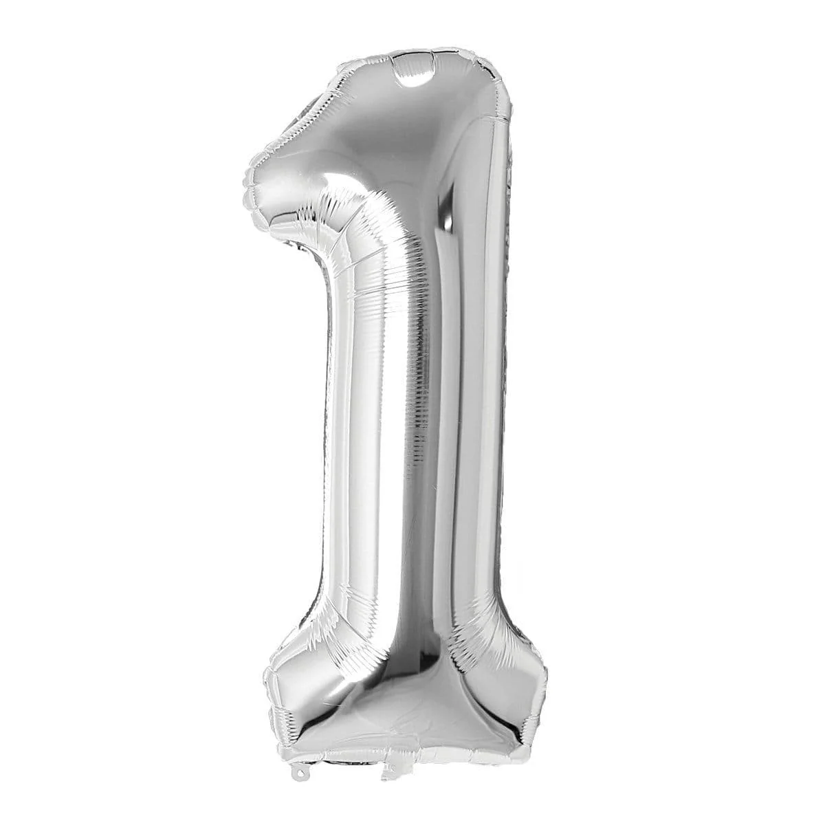 Silver Number 1 Foil Balloon (14 in)