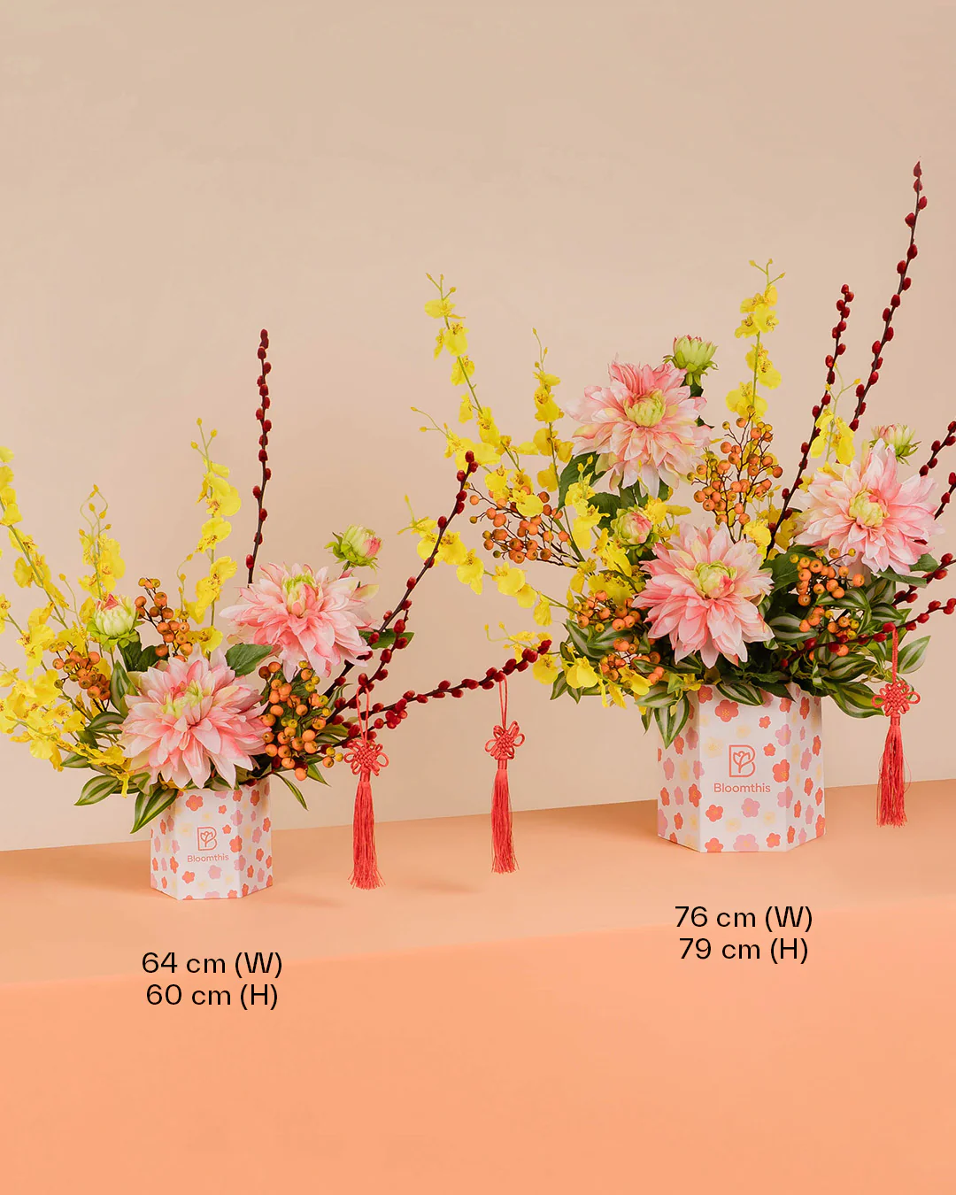 Spring Blossom Chinese New Year Artificial Flower Box 2026 - Image 7