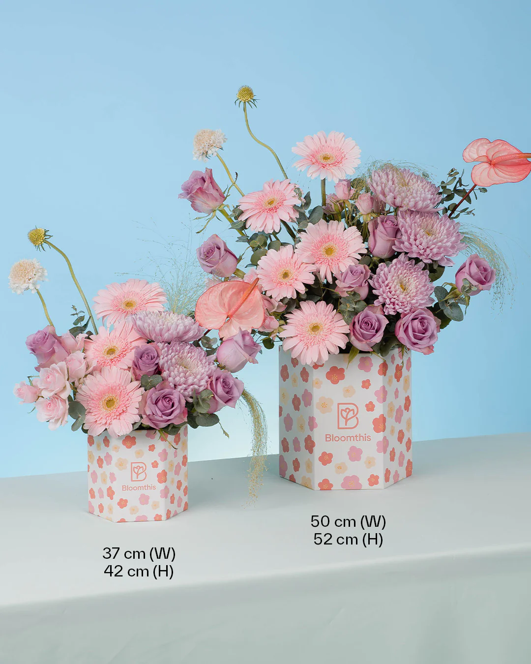Spring Whimsy Ayame Pink Gerbera Flower Box - Image 10