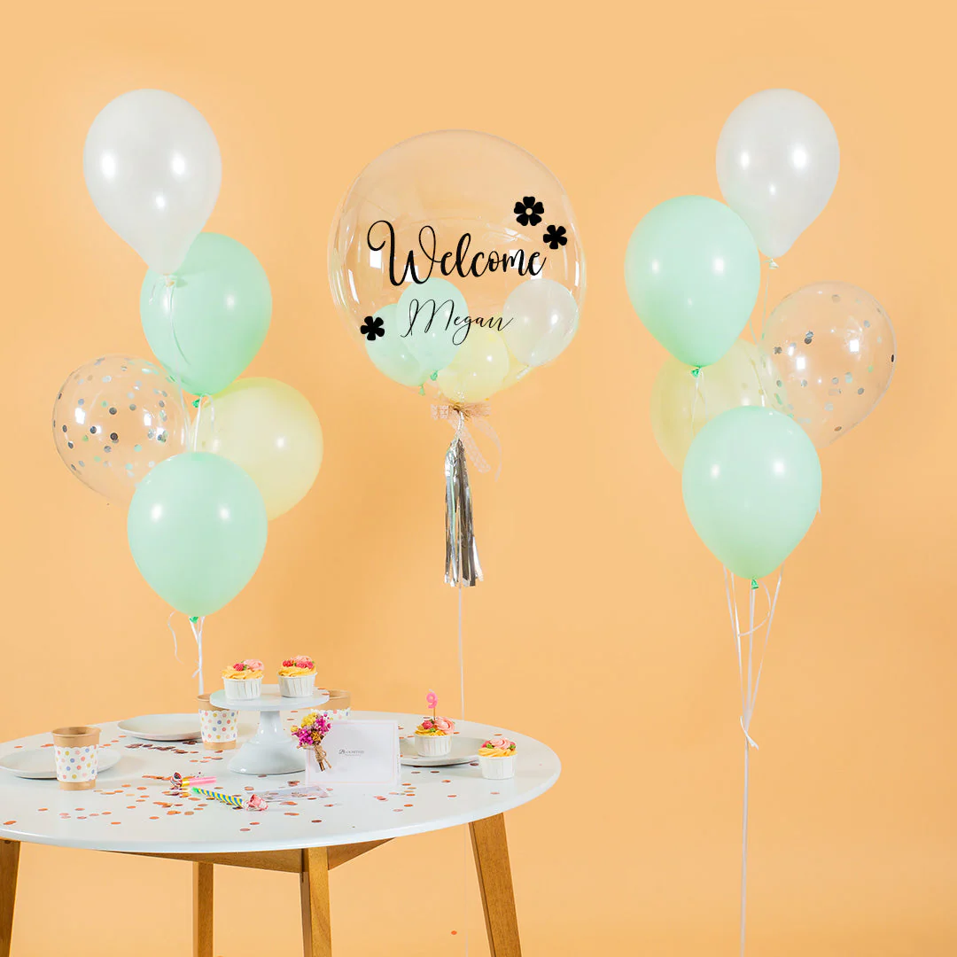 Vespa Mint Helium Party Balloons - Image 3