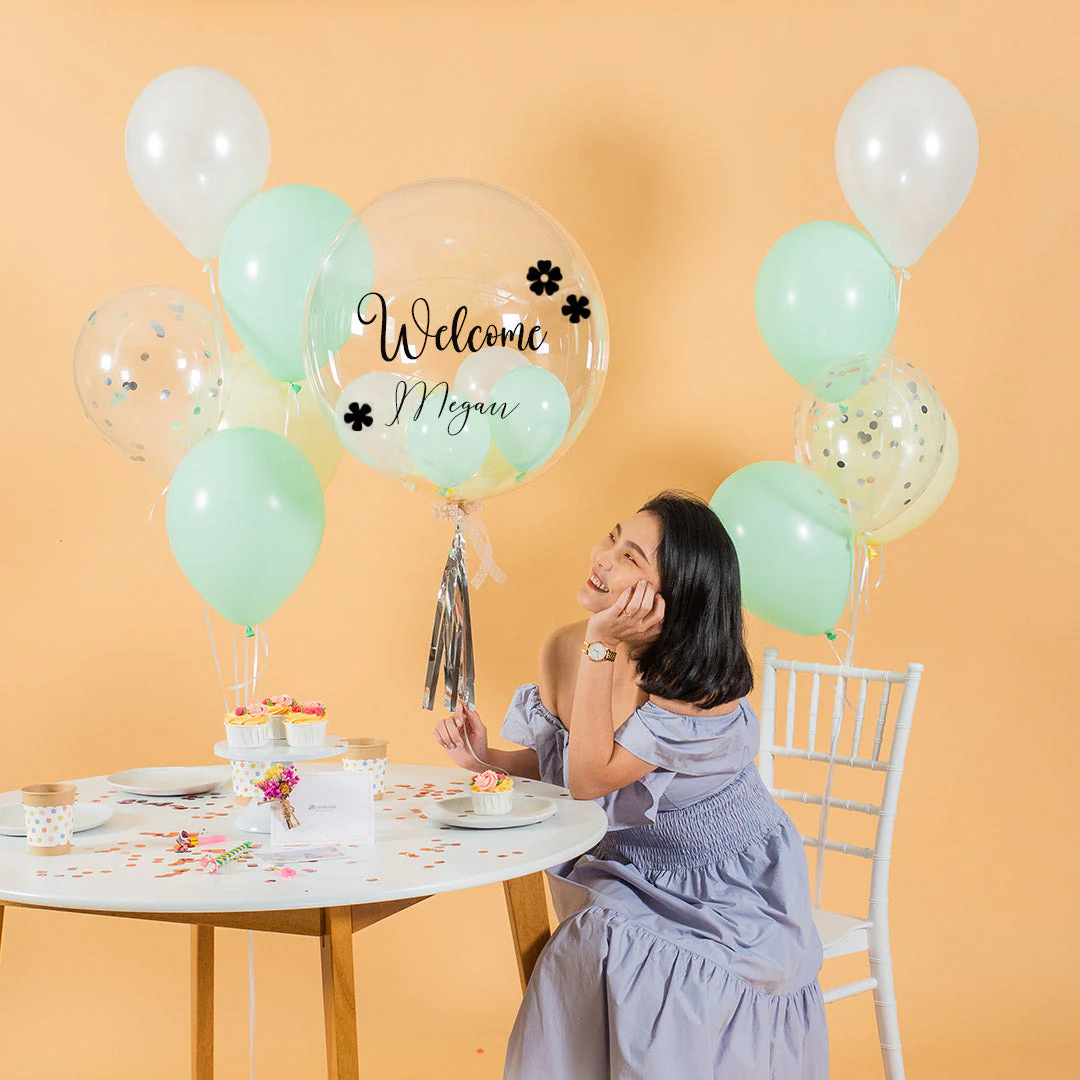 Vespa Mint Helium Party Balloons - Image 5