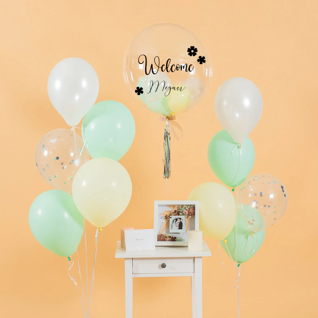 Vespa Mint Helium Party Balloons - Image 6