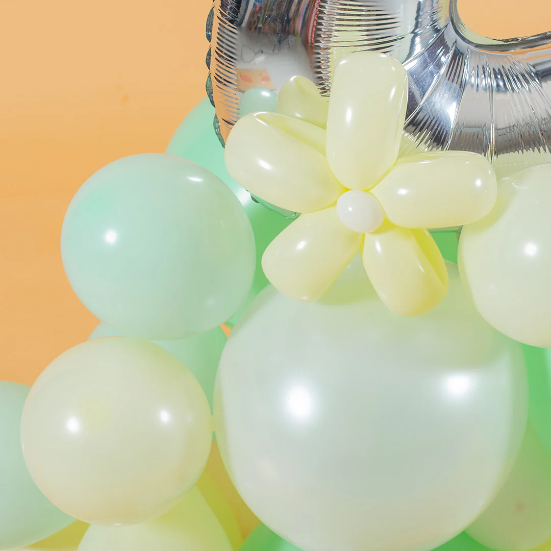 Vespa Mint Marquee Number Birthday Balloon - Image 7