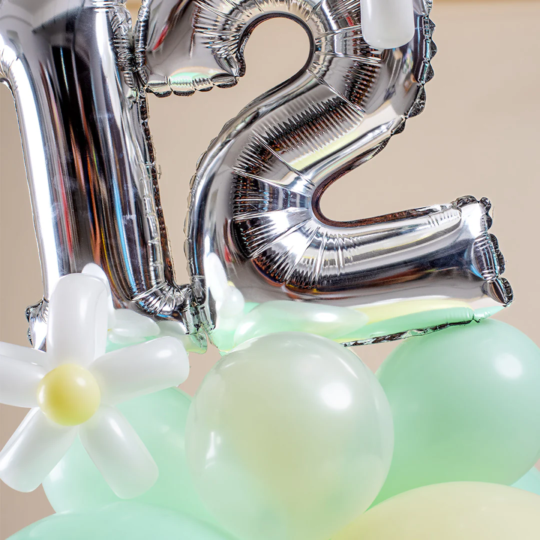 Vespa Mint Mini Marquee Number Birthday Balloon - Image 5