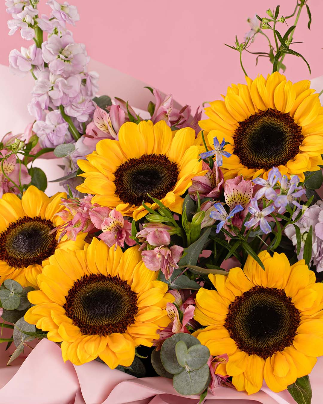 Zooey Yellow Sunflower Flower Box - Image 5